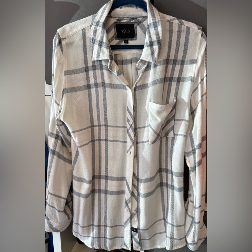 Rails flannel button up.